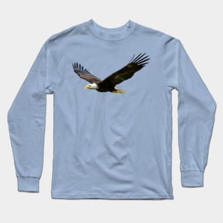 Bald Eagle in flight Long Sleeve T-Shirt